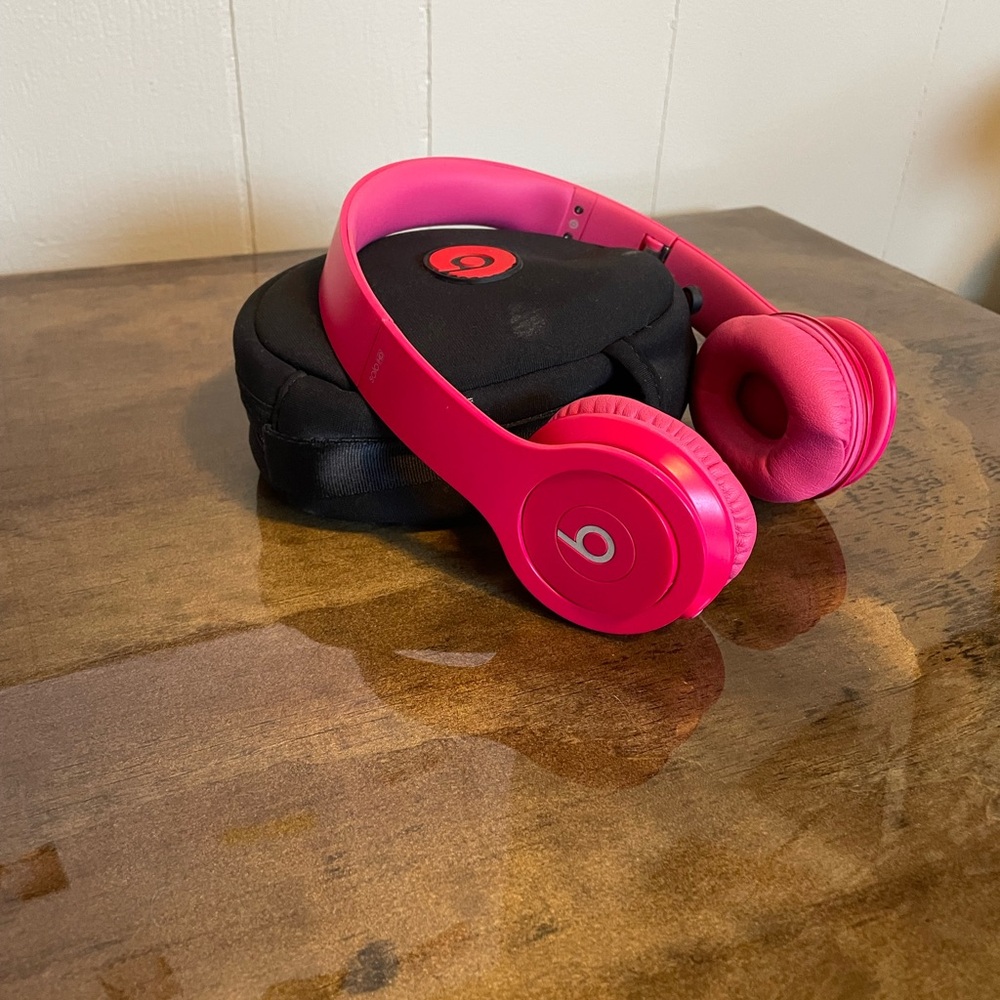 Beats by Dre Pink Headphones